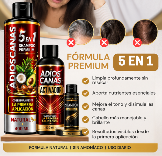 KIT ADIÓS CANAS 5 en 1 – Acción Intensiva